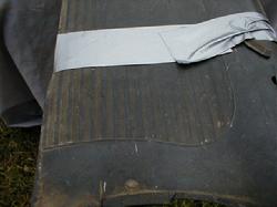 40 Willys running board rubber mat